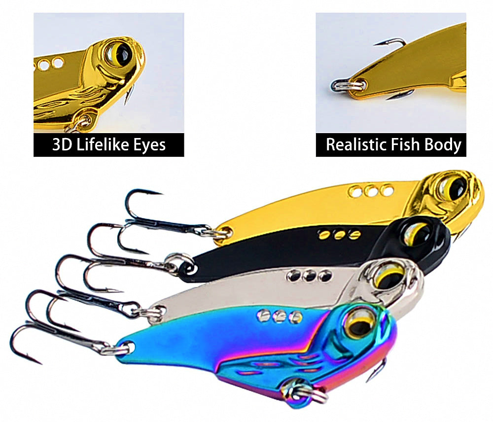 Metal VIB Blade Bait Lure, 2.5–7 g (0.09–0.25 oz) – product photo