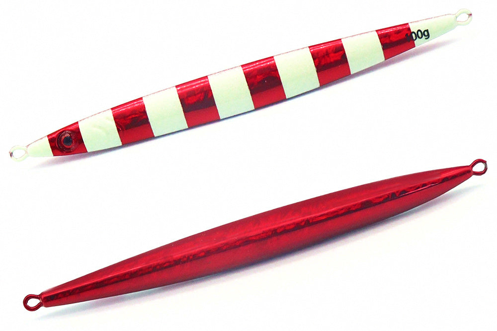 Glow Stripe Metal Jig, 80–400 g (2.8–14.1 oz) – product photo