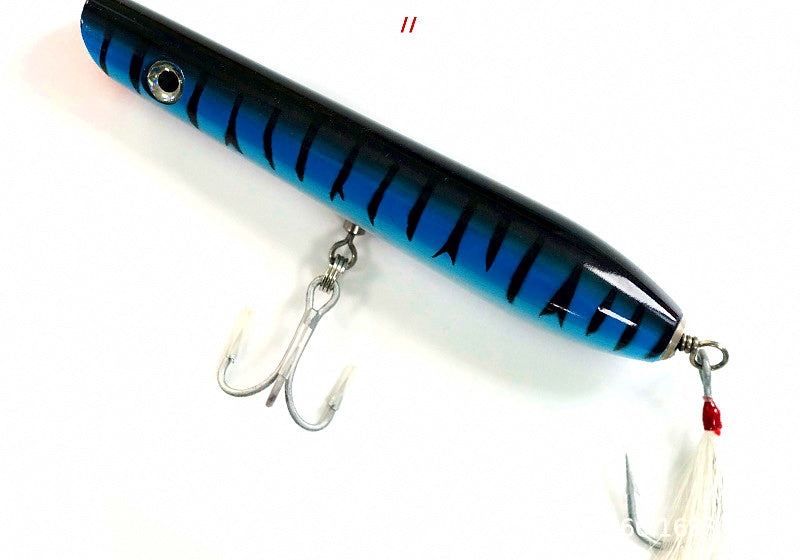 Wooden Trolling Lure, 6 in (15 cm), Saltwater Boat Fishing – product photo