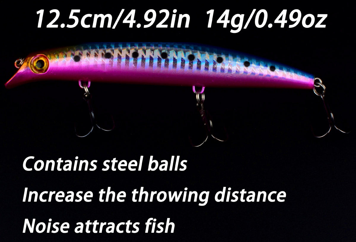 Floating Topwater Popper Lure, 12.2 cm (4.8 in), 16 g (0.56 oz) – product photo