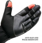 Waterproof Fleece-Lined Fishing Gloves, 2 Fingers Exposed – product photo