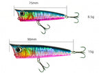 Topwater Walking Popper Lure, 8.5 g & 15 g (0.3 & 0.53 oz) – product photo