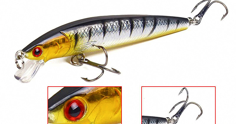 Floating Minnow Lure with Rattle, 8–10 cm, 5–9 g (0.2–0.3 oz) – product photo