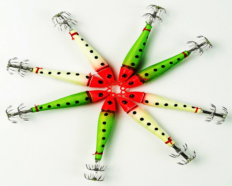 Glow Barbless Squid Jig Umbrella Hook, 1.5–40 g (0.05–1.4 oz) – product photo