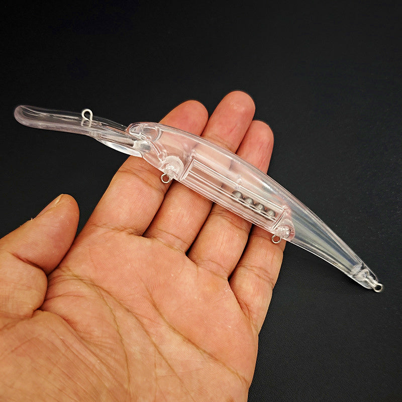 Unpainted Floating Deep Diving Minnow, 15.5 cm, 17 g (0.6 oz) – product photo