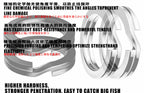 Flattened Double-Loop Split Rings, 100 Pack – product photo