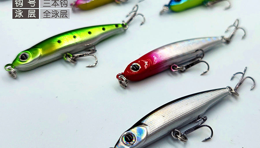 Slow Sinking Pencil Lure, 3.2–11 g (0.11–0.39 oz) – product photo