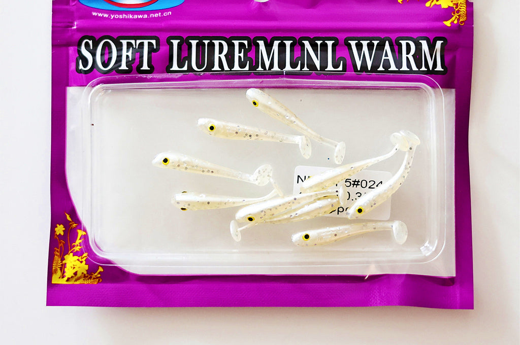 Mini T-Tail Grub Soft Bait, 3.5 cm (1.4 in), Jig Heads – product photo