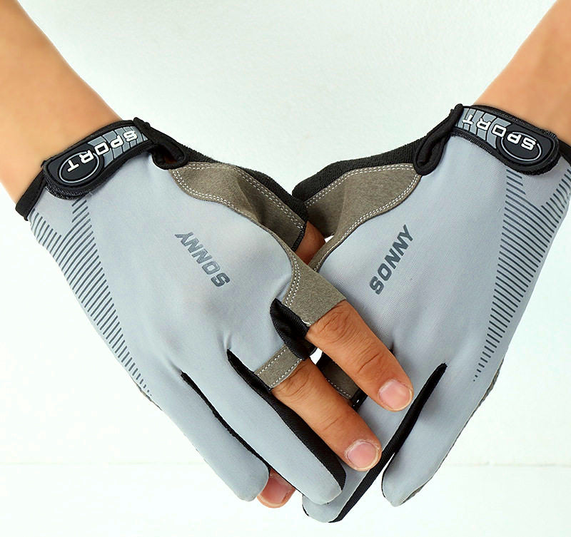 Fishing Gloves, Fingerless & Full-Finger, One Size – product photo