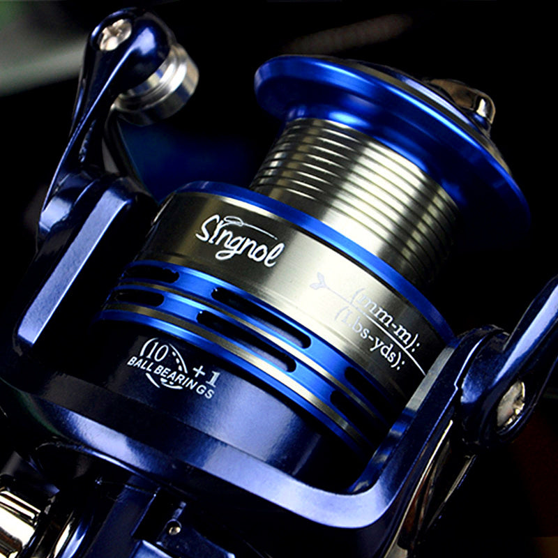 Spinning Reel, Full Metal Head, 11 Bearings, 1000–7000 – product photo