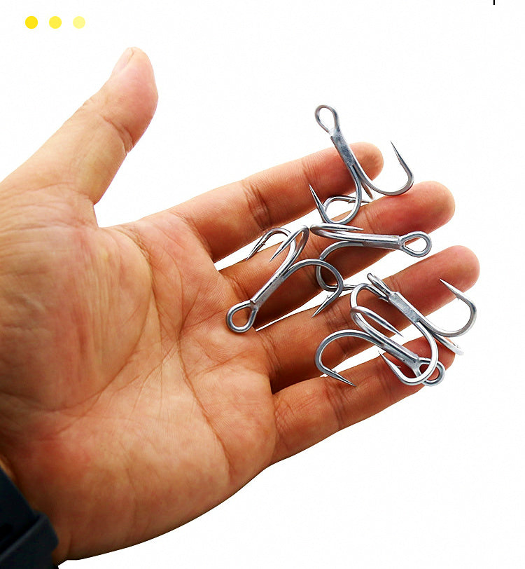 4X Strong Treble Hooks, 5-Pack, Sizes 8 to 3/0 – product photo