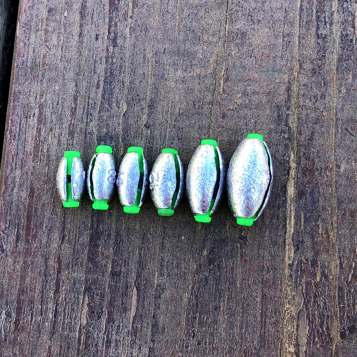 Open Slip Sinker, Lead, 3–100 g (0.11–3.5 oz) – product photo