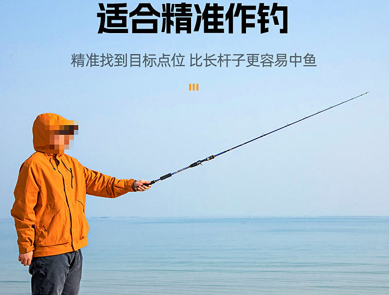 Carbon Boat Fishing Rod, Fast Action, Trigger Grip, 1.5–1.8 m – product photo