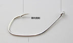 Tin-Plated Barbed Tube Hooks, 50 Pack, Sizes 16-28 – product photo