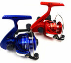 HZ1000 Spinning Reel with Metal Head, Red or Blue – product photo
