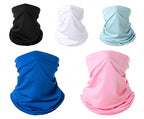 UV Sun Protection Neck Gaiter Face Cover, Stretch Polyester – product photo