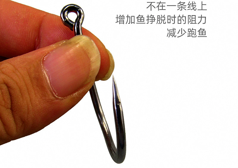 Iseni Ringed Single Hooks, Barbed, Sizes 10–22 – product photo