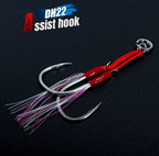 Barbed Double Jig Hooks, 2 Sets per Pack, #1 to 4/0 – product photo