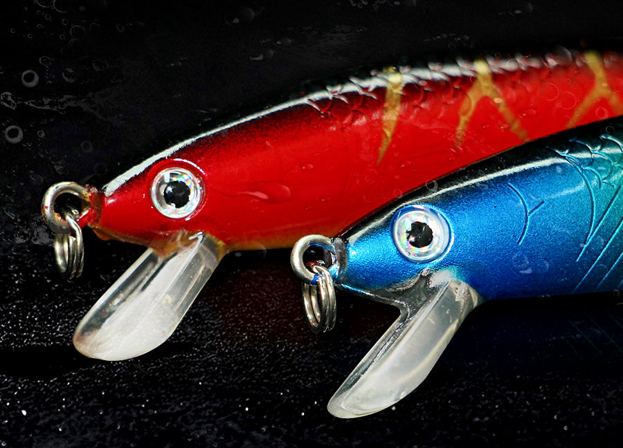 Floating Minnow Lure with Rattle, 10 cm / 9 g (3.9 in / 0.32 oz) – product photo
