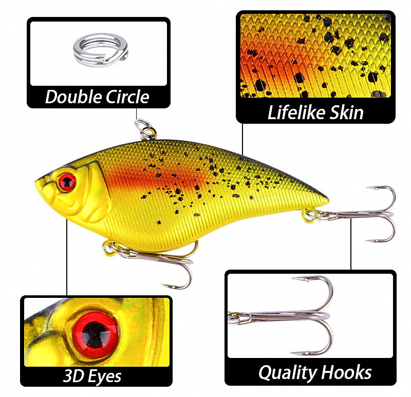 Sinking VIB Blade Bait Lure, 7.3 cm (2.9 in) 15 g (0.53 oz) – product photo