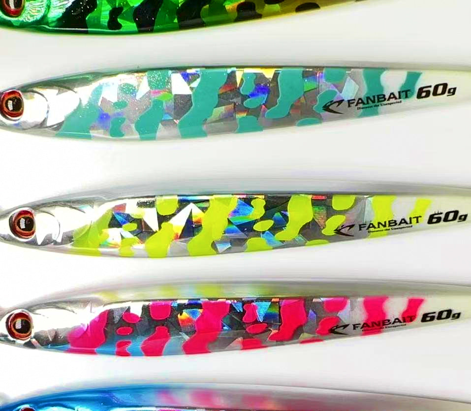 Casting Jig with Glow Tail, 40–120 g (1.4–4.2 oz) – product photo