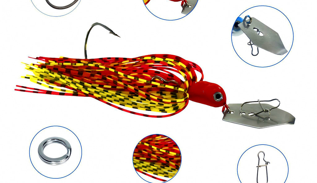 Weedless Spinner Spoon Lure, 10 g (0.35 oz) & 14 g (0.5 oz) – product photo