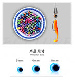 3D Fish-Eye & Glow Bead Stops for Texas Rig, 5–14 mm – product photo