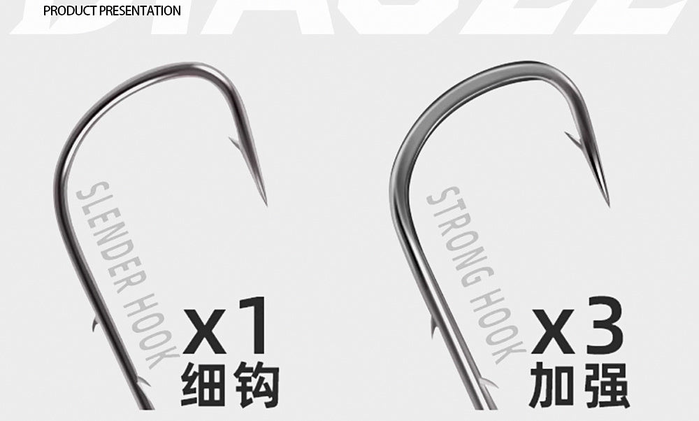 Jig Head Hooks for Soft Baits, #8 to 1/0, 1–7 g (0.04–0.25 oz) – product photo