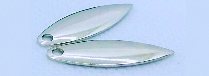 DIY Spinner Blades for Lure Building, Teardrop & Willow Leaf – product photo