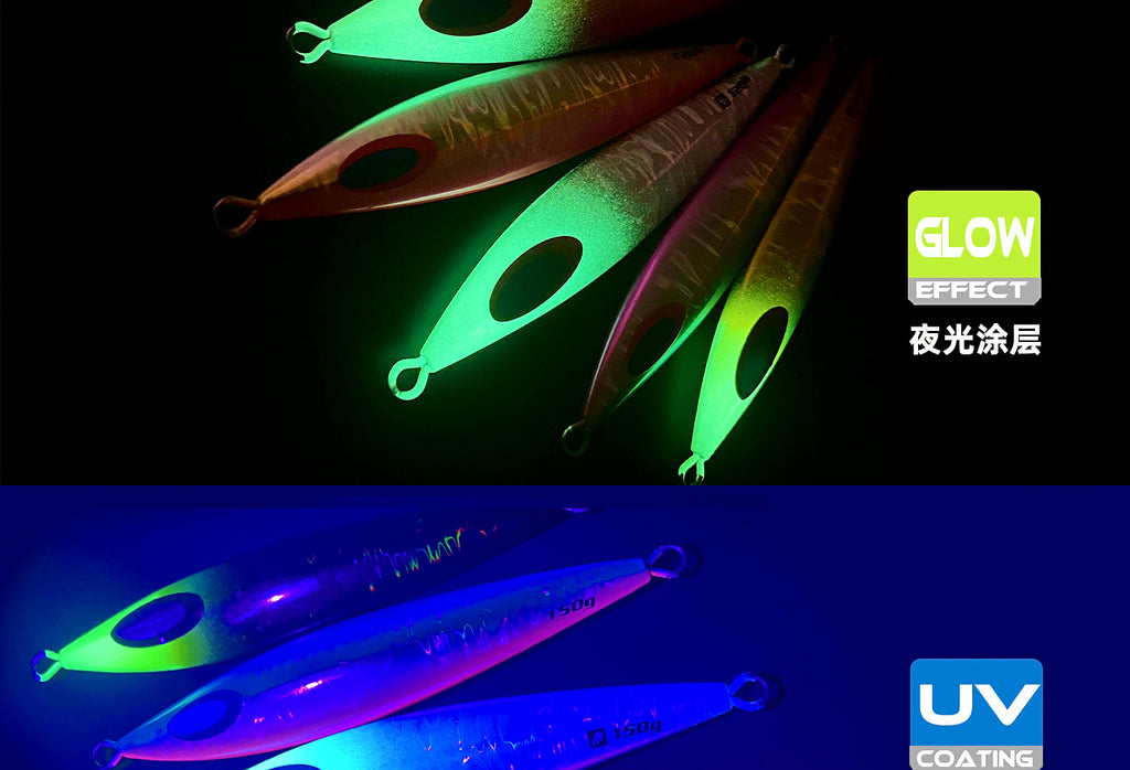Glow Slow Pitch Jig, 110–150 g (3.9–5.3 oz) – product photo