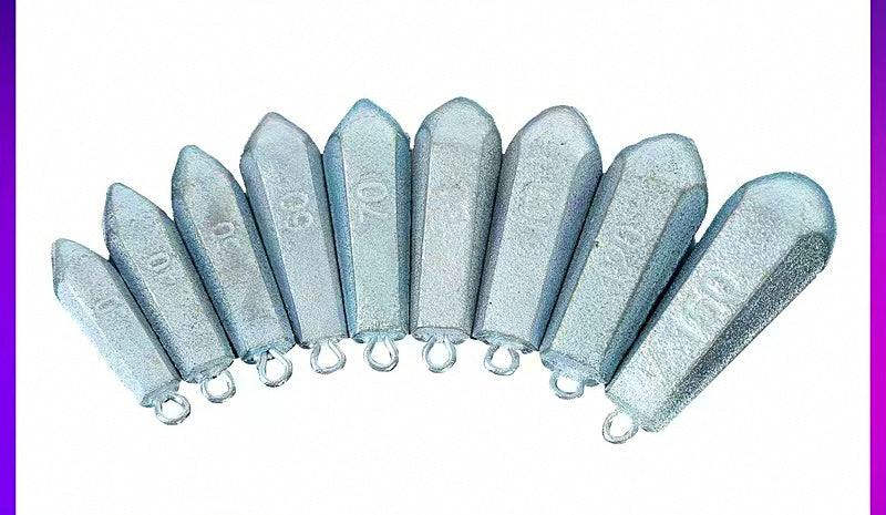 Hexagonal Galvanized Iron Sinker, 30–150 g (1–5.3 oz) – product photo