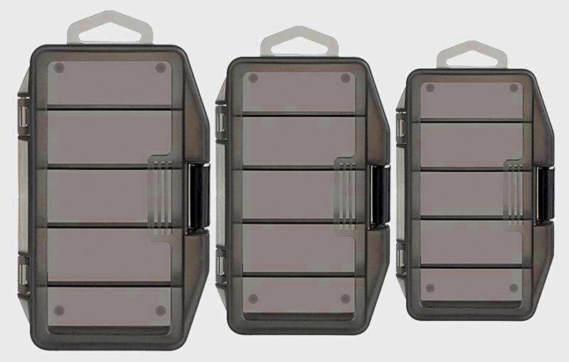 Waterproof Lure Box, Gray Tackle Storage Box, 3 Sizes – product photo