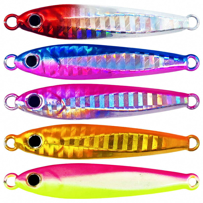 Casting Metal Jig, 10–60 g (0.35–2.1 oz), 5 Colors