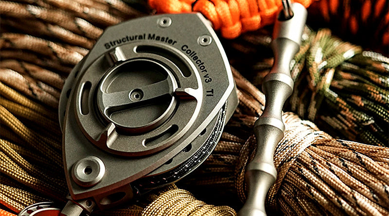 Titanium TC4 Fish Lock Fish Control Clip, Single Wheel – product photo