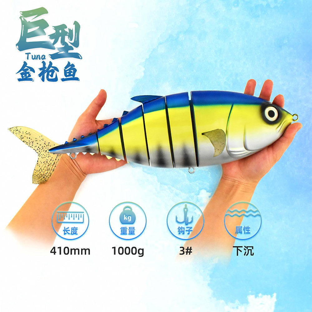 Jointed Tuna Trolling Lure, 16 in (40 cm), Hard Bait – product photo