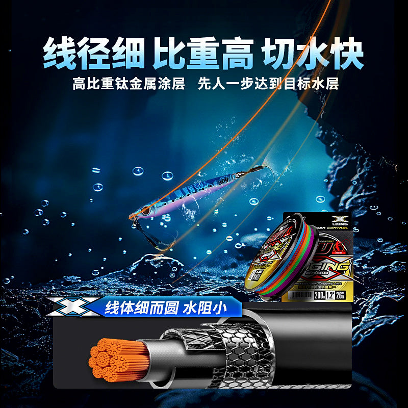 PE Braided Fishing Line, PE 1.2–5.0, 150–300 m (164–328 yd) – product photo