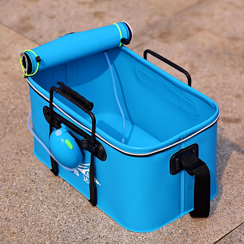 Collapsible EVA Fish Bucket, Live Well Water Bucket, 30–55 cm – product photo