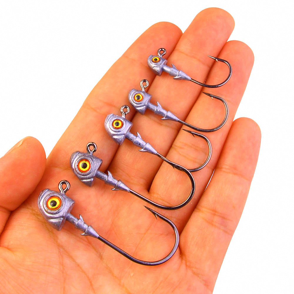 Fish Eye Jig Head Hooks, 3.5–14 g (1/8–1/2 oz), 5-Pack – product photo
