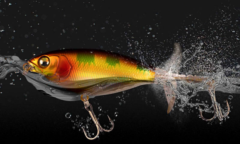 Topwater Floating Pencil Lure with Propeller, 6 g or 10 g – product photo