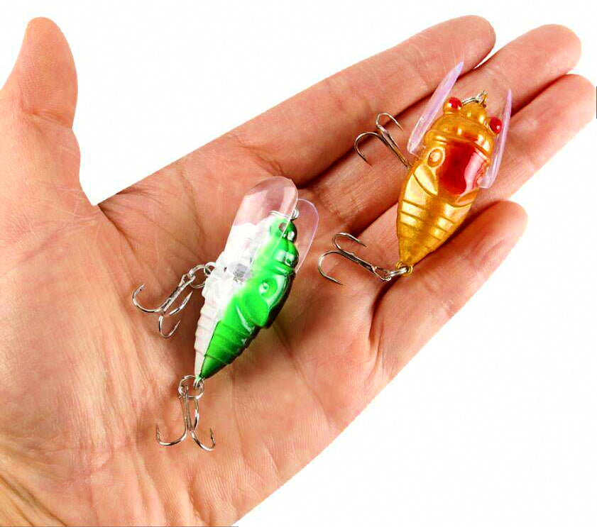Cicada Topwater Popper Lure, 5.5 g (0.19 oz), Floating – product photo