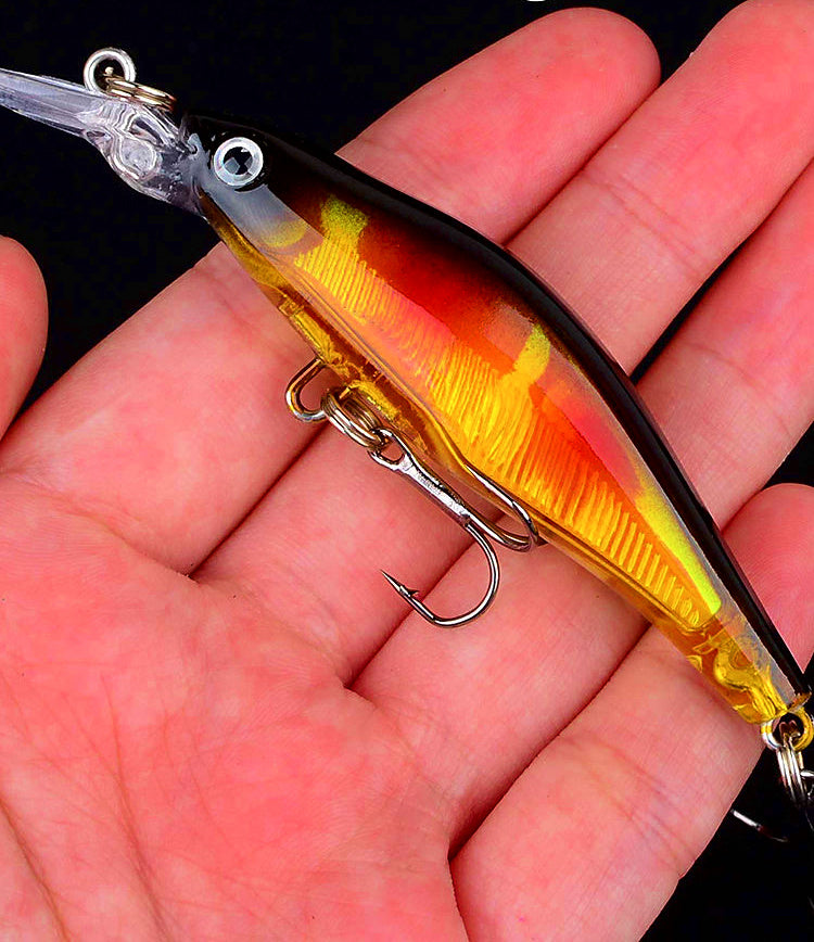 Deep Diving Long Lip Minnow Lure, Rattling Hard Bait – product photo