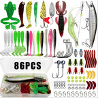 Assorted Lure Kit: Minnow, VIB, Pencil, Spoon & Soft Baits
