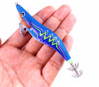 Glow Wood Shrimp Squid Jig, 12.2–20 g (0.43–0.71 oz) – product photo