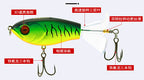 Triple-Blade Topwater Floating Pencil Lure, 5 Colors – product photo