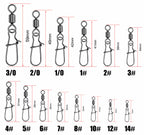 Carbon Steel Snap Swivels, Sizes 14 to 3/0, 1 or 50 Pack – product photo