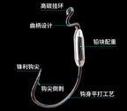 Weighted Crank Hook Jig Head, Size 1 to 4/0, 2-5 g – product photo