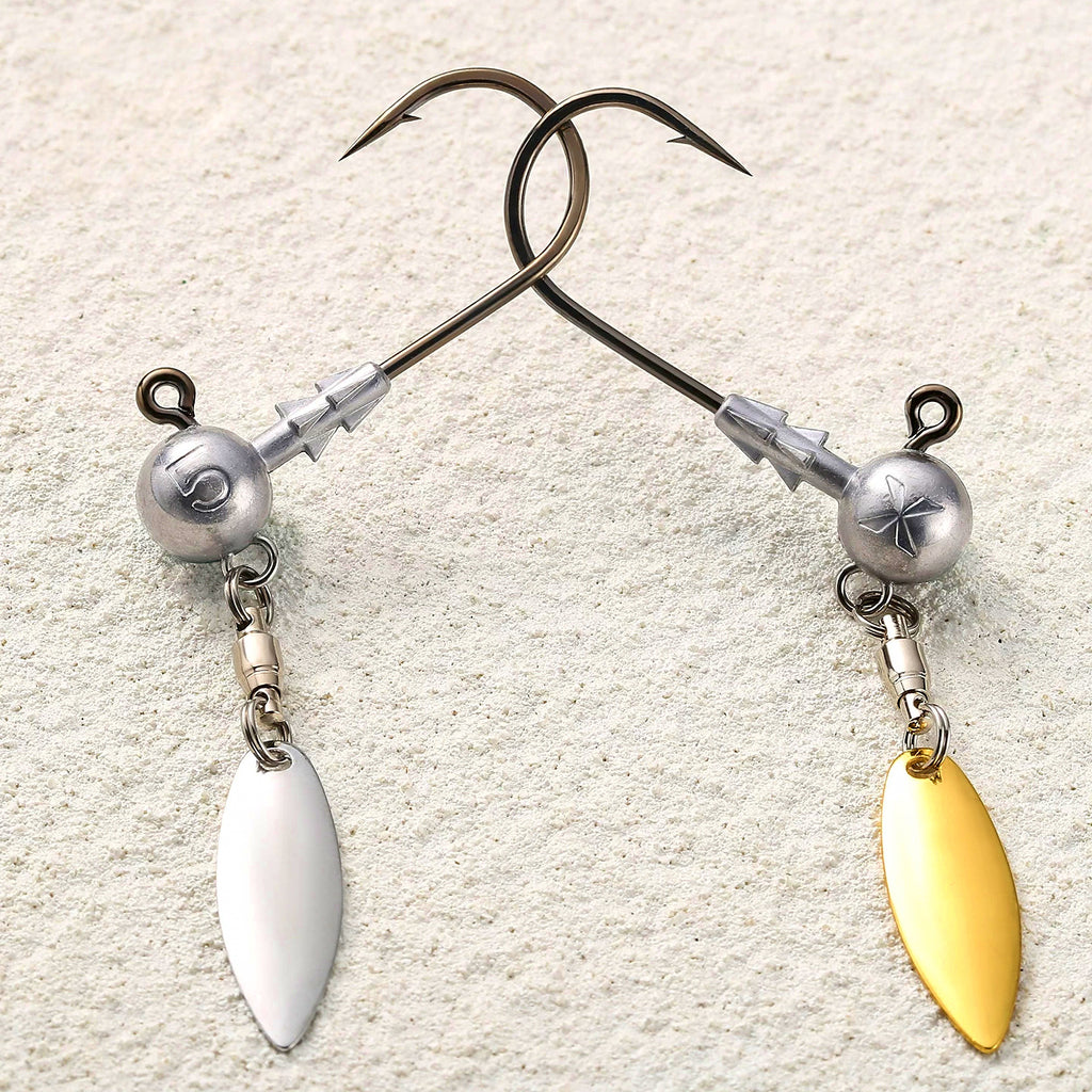 Willow Blade Spinner Jig Head Hooks, 3.5–7 g (0.12–0.25 oz) – product photo