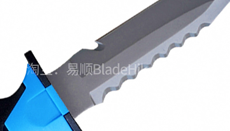 Stainless Steel Dive Knife, 12.5 cm (4.9 in) Blade, Leg Strap – product photo