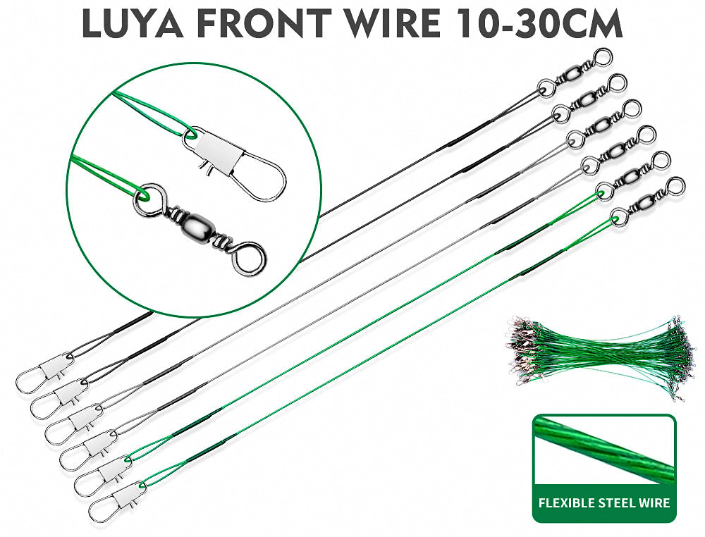 Soft Steel Wire Bite Leaders, 10-Pack, Saltwater – product photo