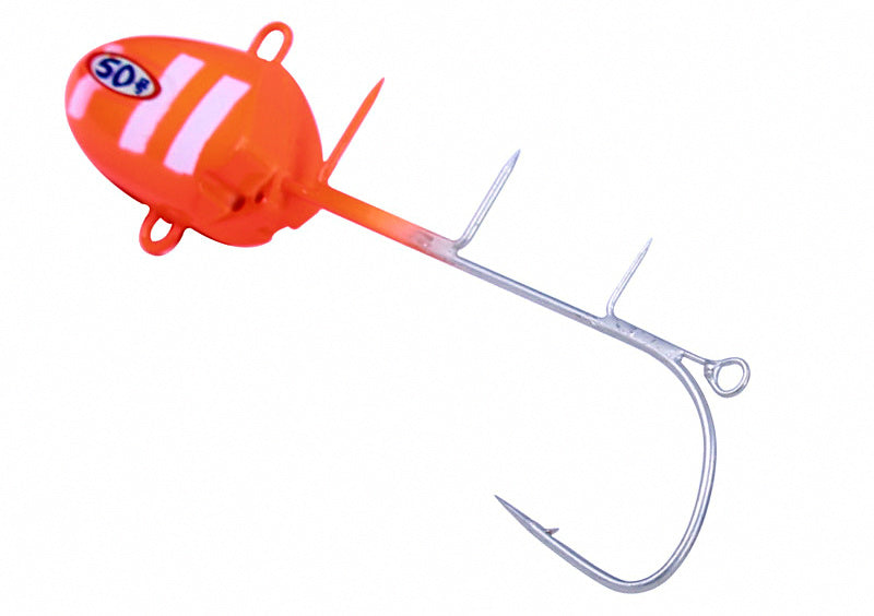 Glow Lead Head Single Hook Jig, 190 g (6.7 oz) – product photo